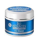 Seed Natural Herbs Keratin Haarmaske mit Glätt-Effekt- Keratin Haarkur 250 ml - Keratin Behandlung für Haare - Haarmaske für geschädigtes Haar- Hitzeschutz für haare & Keratin Haarglättung