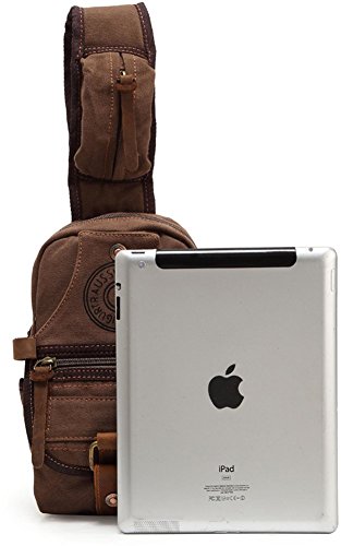 Valuker 603 uomo-borsa a Spalla Casual tela