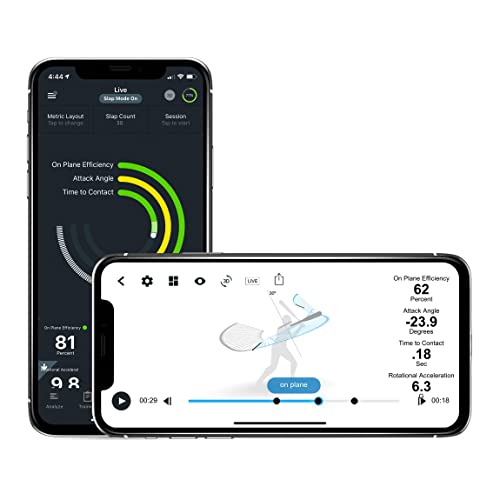 Blast Softball - Swing Analyzer (Sensor) Advanced Player Development For Every Level, Analyzes Swings, Tracks Metrics, Video Capture Creates Highlights, 3D Swing Tracer, App Enabled, Real Time Results #TOP5