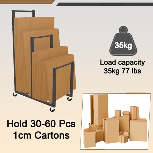 Scaffale portaoggetti con ruote – Carrello organizer per impieghi gravosi per magazzini e fabbriche
