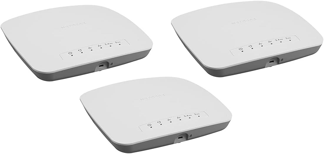 NETGEAR Wireless Access Point (WAC510B03) - Dual-Band AC1300 WiFi 5 Speed, Up to 200 Clients, 1x1G Ethernet LAN Port, MU-MIMO, Insight Remote Management, PoE, Power Adapter Not Included, 3-pack : Industrial & Scientific