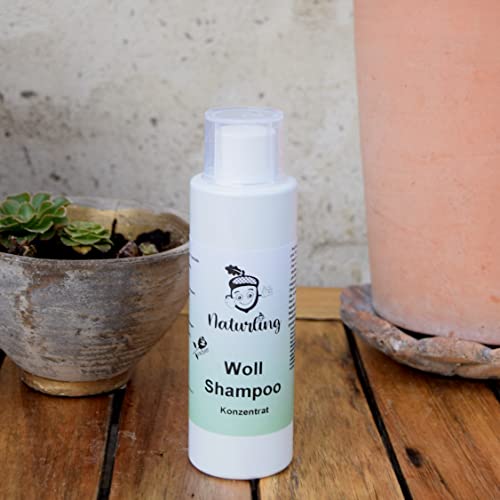 naturling Woll Shampoo 200ml - flüssiges Waschmittel Konzentrat - Wollwaschmittel