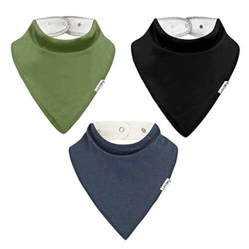 Lovjoy Large Bandana bibs - Special Needs Bibs - For Older Children, Youth and Adults - Practical, absorbent and Stylish (SET 14)