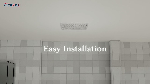 Ventilador de extracción para baño blanco, montaje en techo, 150-160 CFM, 1.2 sones, ducto de 6 pulgadas, ventilador de baño energéticamente eficiente miniatura 7