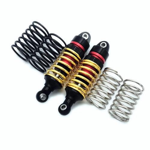 Amortisseurs RC hydrauliques en aluminium avec ressorts réglables pour voiture 1/16