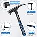 Real Steel Ultra Rock Pick Hammer 22 oz One Piece Steel Chipping Brick Masonry Hammer with Rubber Grip for Geological Study and Rock Hounding 0523