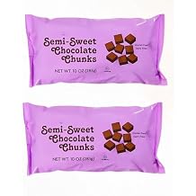 Semi-Sweet Chocolate Chunks Gluten free Dairy Free 10oz Pack of 2 Semi Sweet Chunks
