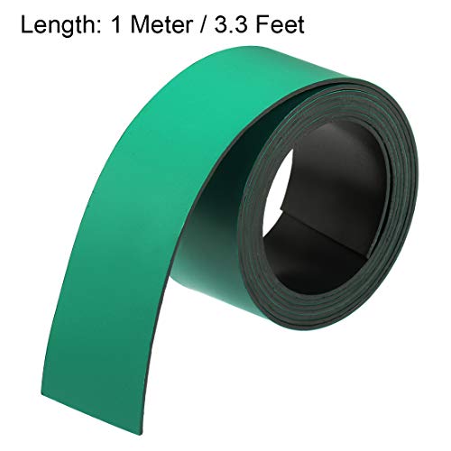 Bande magnétique souple effaçable à sec verte 2,5 cm aimant inscriptible tableau blanc - 2