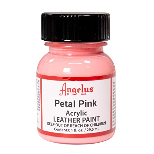 Angelus Acrylic Leather Paint, 1 oz, Petal Pink