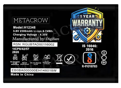 Image of Original H12348 Battery for Reliance Jio WiFi 4G Router JioFi 2 M2 - (2300mAh) - 1 Year Warranty MC19