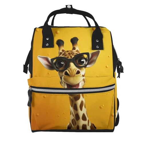 Sac à dos à langer girafe idéal pour les sorties quotidiennes de maman