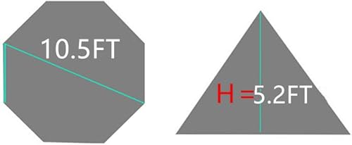 Miniatura 2 de Tipi Tipi de 1 a 2 personas con media malla y gato ignífugo ligero de 4.6 libras de altura 5.2 pies Tipi tienda de campaña al aire libre camping