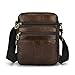 Sacoche pour homme en cuir véritbale taille unique Brown-039