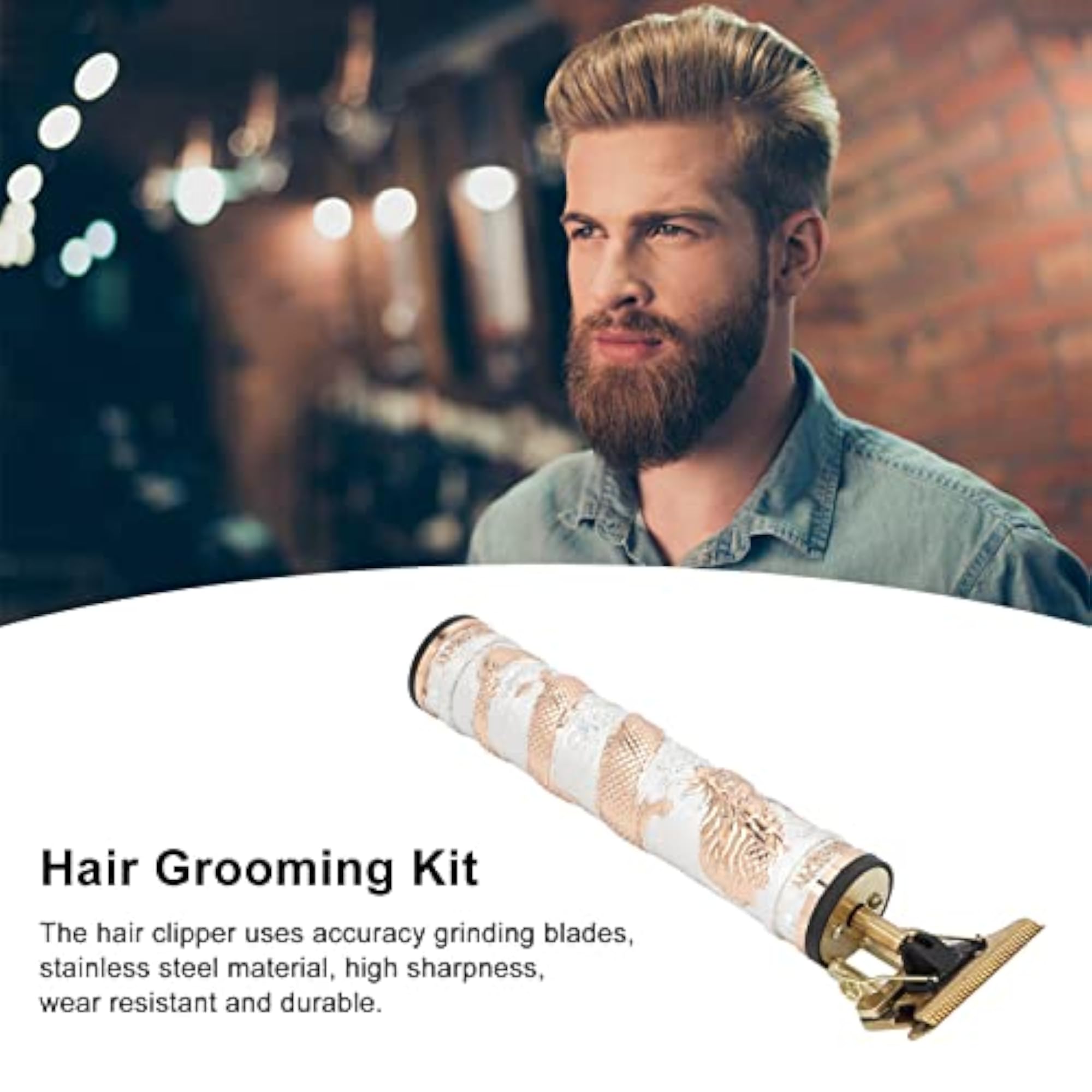Home Hair Clipper Set, Easy to Operate Hair Trimmer
