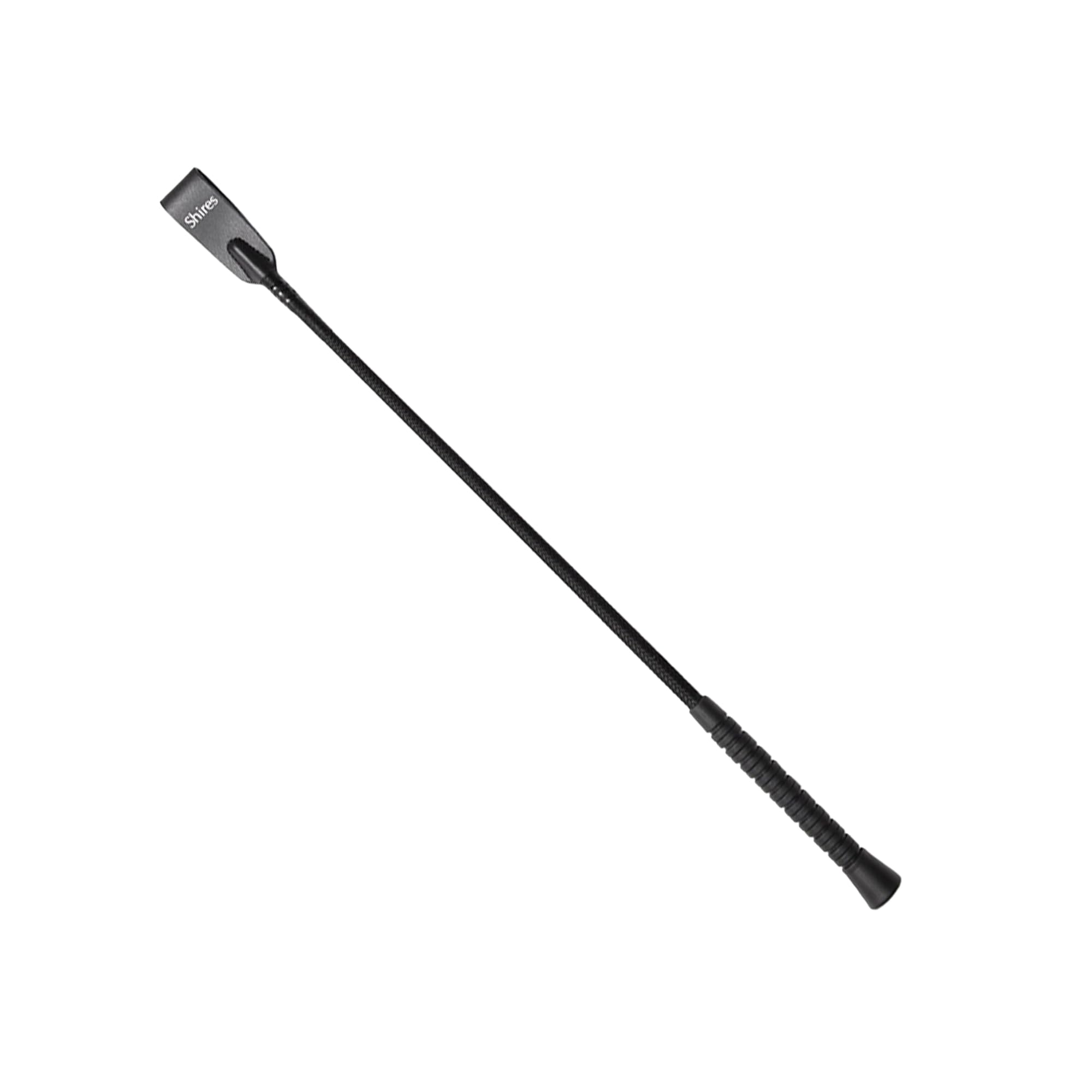 Shires Rubber Grip Whip Black 21 Inch