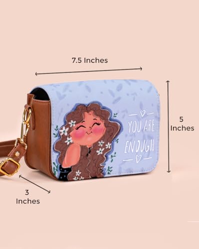 Image of Kalankit Rakhi Gift Hamper For Sister | Rakhi Gift For Girls, Sling Bag For Women, Travel Crossbody Bags, Stylish Cross Sling Bags for Woman | Rakhi Gifts For Sister, Gifts for Rakshabandhan