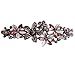 Produktbild Amcool Damen Edelstein Blume Haarnadel Haarspange Haarschmuck (Rot)