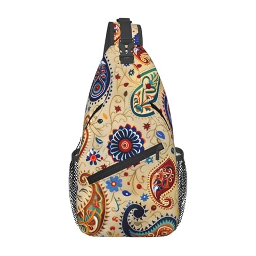 Mochila Sling Classic Paisley para Hombre y Mujer miniatura 1