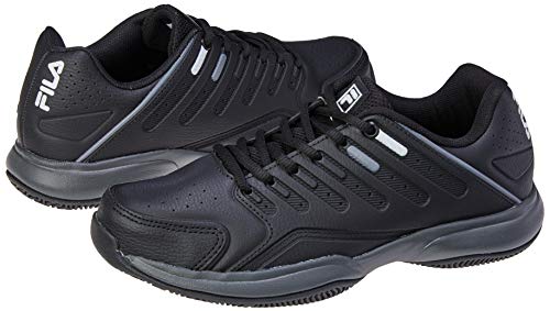 Fila Lugano 6.0, Tênis Masculino, Preto (Preto/Cinza/Branco), 41