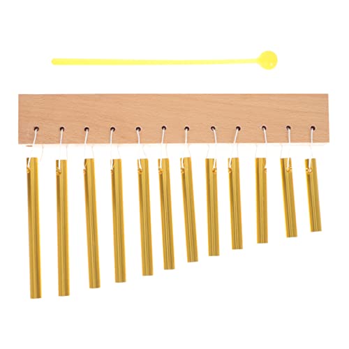 Milisten 1 conjunto de cachimbo de percussão engraçado, mallet de doze tons, instrumento de música,