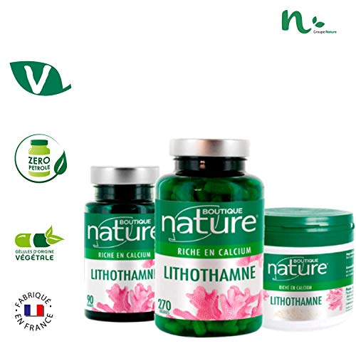 Boutique Nature - Lithothamne 9 capsules plantaardige capsules - calciumbron - Image 3
