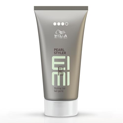 Wella EIMI Pearl Styler Haargel mit perlglänzendem Finish und UV-Schutz schnell einziehendes Styling Gel mit flexiblem starkem Halt für ein texturiertes Styling 1 x 30 ml
