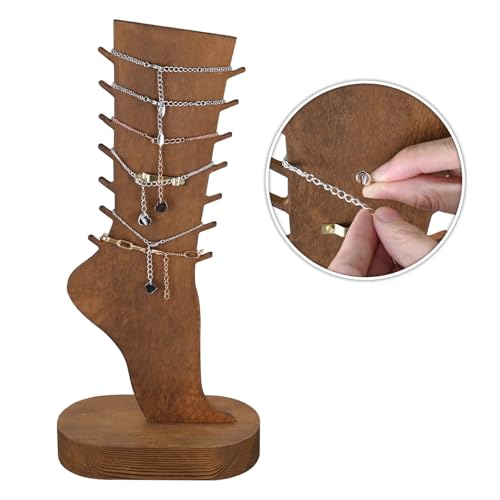image for MOOCA 2 Pcs Set Two-Way Tabletop or Wall-Mountable Jewelry Display Nat