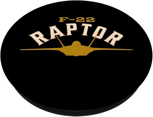 Miniatura 2 de F-22 Raptor Military Fighter Jet Aircraft Design PopSockets Swappable PopGrip