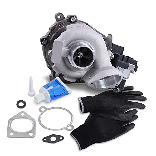BESTPRICE 1x Turbocompresseur, Compatible avec BMW Série 5 (E60), 5 Touring (E61), X3 (E83)