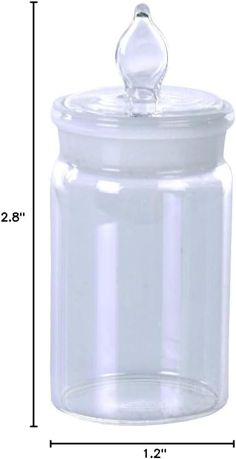 Karter Scientific Weighing Bottle, Tall Form, Borosilicate 3.3 Glass, Dim. 30X70mm, 228F1 (Case of 400)