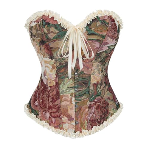 Bustier corset femme romantique pour soirées et fêtes médiévales K617