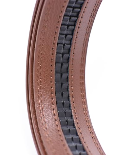 Image of WildHorn Men's Genuine Leather Belt for Men| Premium Auto-Lock Buckle | Adjustable up to 48 inch | Formal & Casual Wear | Micro-Adjust Fit | Stylish Gift Box Included