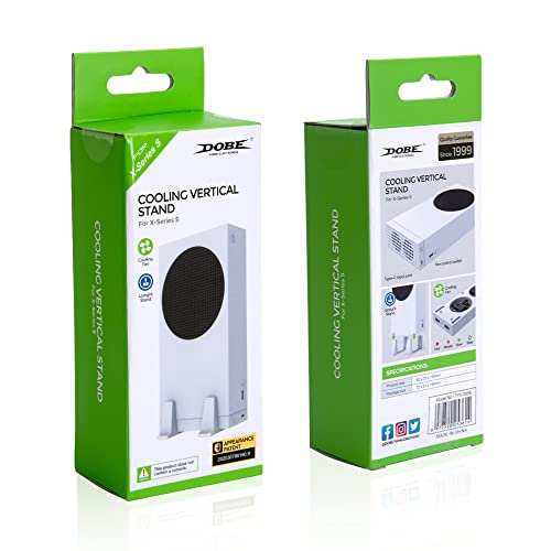 Cooler Ventilador Compatível Com Xbox Series S Com Base De Apoio Vertical