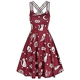 OverDose Boutique Halloween Gothique Sling Jupe Courte Mode Féminine À La Mode Cool Casual Bandage Sling Jupe Élégante