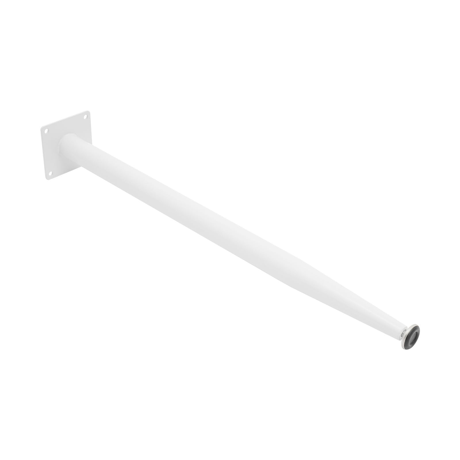 Juego de 4 patas para muebles, 55 cm, con horquilla, patas de mesa, patas de altura regulable, ideales para armarios, mesas y proyectos de bricolaje (blanco)