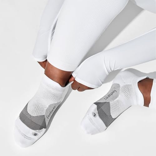 Image of Feetures Elite Light Cushion No Show Tab Sock Wave