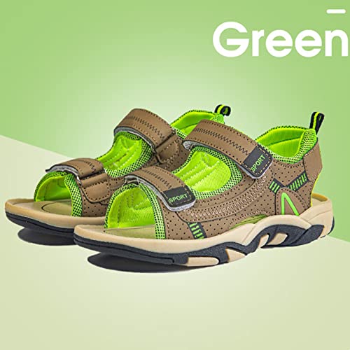 Baby Boy and Unisex Sandals for Infant/Toddlers Summer Beach Sandals Premium Soft Anti-Slip (Green, 13.5 Little Child)3
