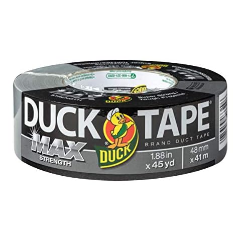 Duck Max Strength Duct Tape, Silver Cover