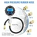 BETOOLL 8pcs Compression Tester Automotive - Digital Compression Gauge 0-300PSI for Petrol Engine Cylinder Compression Tester Tool Kit with Adapters & Hose