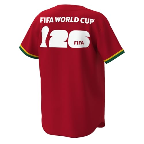 Image of Outerstuff FIFA World Cup 2026 Mens Short Sleeve Button Front Baseball Jersey