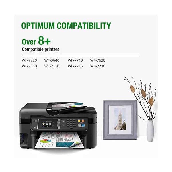 Denvoer 27 XL Tintenpatronen kompatibel für Epson 27 27XL Multipack für Espon Workforce WF-3620 WF-3640 WF-7610 WF-7710… – Bild 6