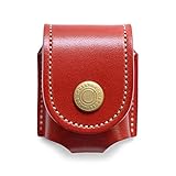 CROSS ROADS ジッポケース 日本製 ジッポケース 栃木レザー製 ライターケース 本革 ブランド キャッツ テイル (レッド)