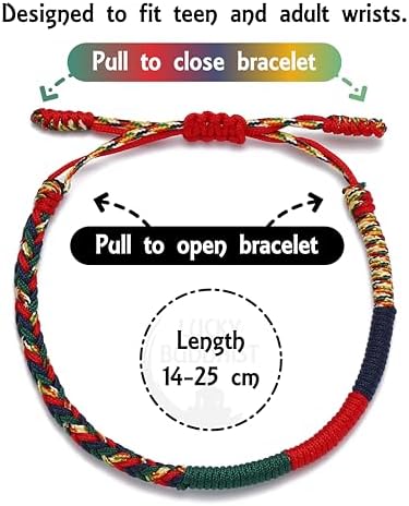 Pulseras tibetanas ajustables LUCKY BUDDHIST 41YCu5q8UAL. AC SR38. SL1000