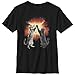 LOST GODS boys Cat Five Graphic T-shirt T Shirt, Black, Medium US