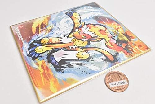 Amazon ポケモン 色紙art4 10 ゴウカザルvsエレキブル 単品 お菓子は付属しません 通販