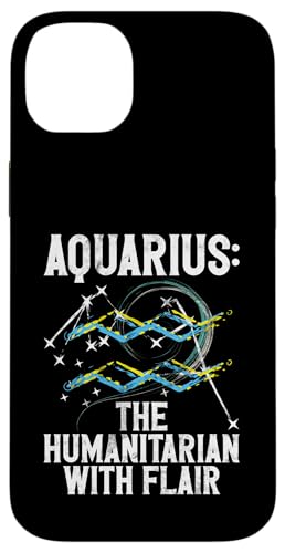 才能のある人道主義者アクエリアス スマホケース iPhone 14 Plus 用