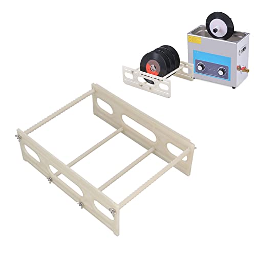 Kadimendium Support de Séchage pour Disque Vinyle en Plastique ABS, Grande Capacité, Dispositif de Lave-disque Vinyle, Support de Séchage Design en Dents de Scie, pour Disque Vinyle