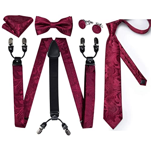 Set de Tirantes y Corbata de Seda para Hombre miniatura 1