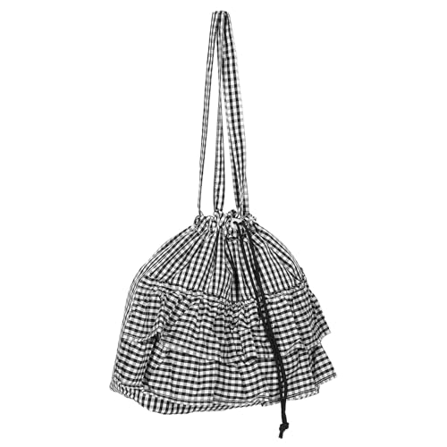Sac Fourre-tout à Carreaux pour Femme Idéal Voyages Décontractés et Shopping