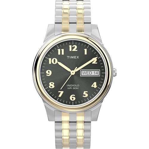 Timex Men's T26481 Charles Street Two-Tone Expansion Band Watch